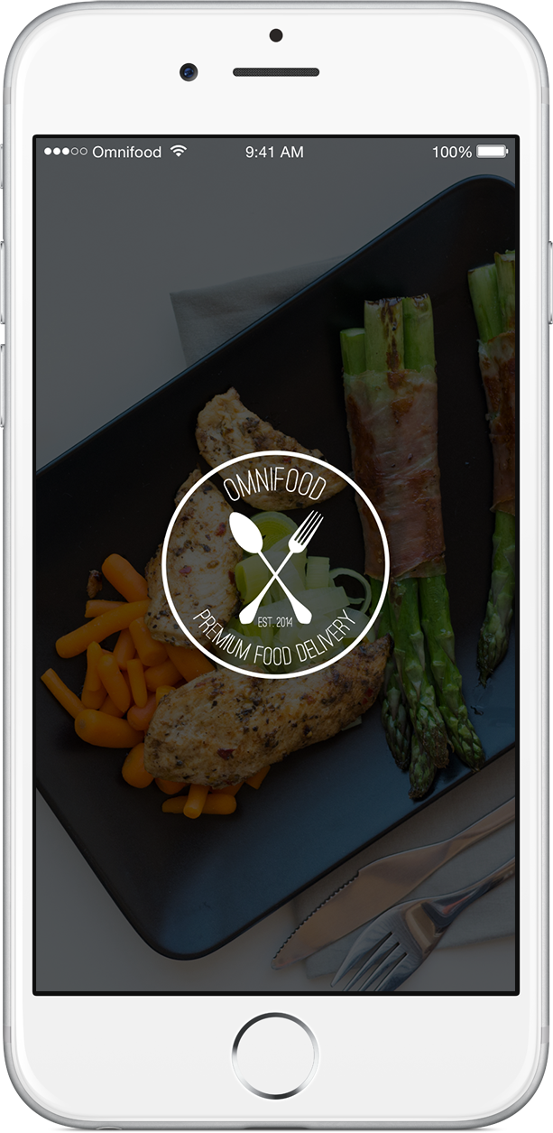 Omini food App on iphone